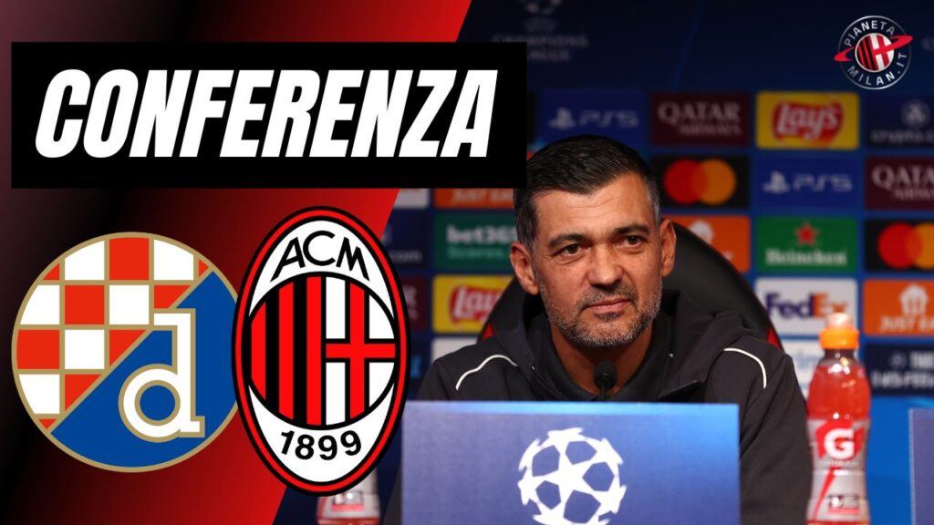 Sergio Conceicao conferenza Dinamo Zagabria-Milan Champions League