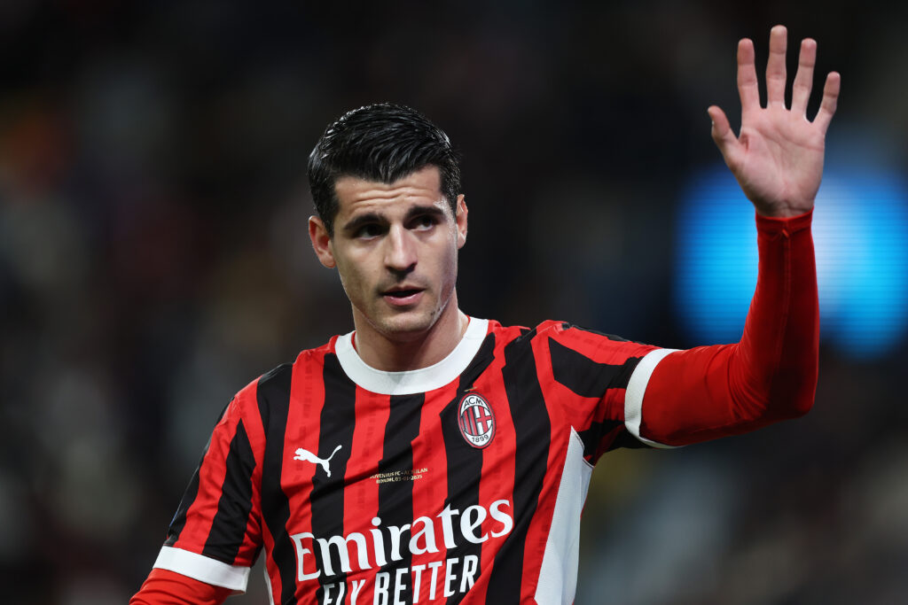 Álvaro Morata AC Milan Juventus-Milan 1-2 Supercoppa Italiana