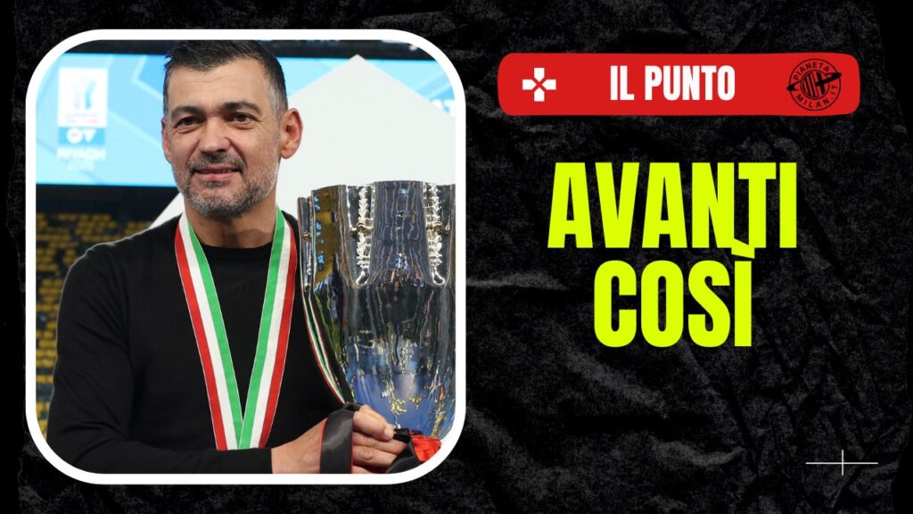 Sergio Conceicao AC Milan derby Inter-Milan 2-3 Supercoppa Italiana