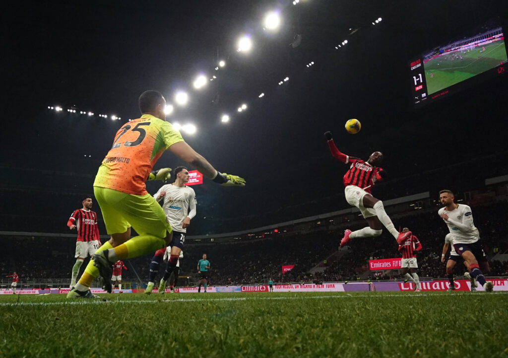 Tammy Abraham AC Milan Milan-Cagliari 1-1 Serie A 2024-2025