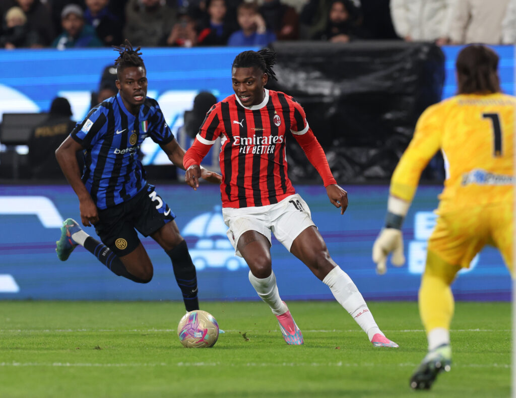 Rafael Leao derby Inter-Milan 2-3 Supercoppa italiana 2025