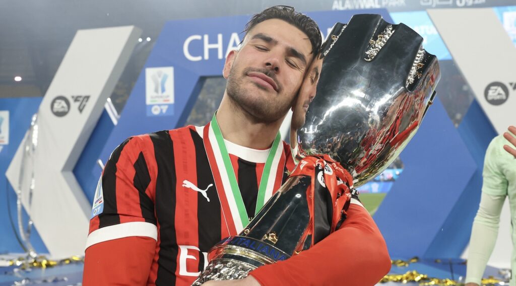 Theo Hernández AC Milan derby Inter-Milan 2-3 Supercoppa Italiana