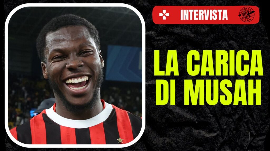 esultanza gol Yunus Musah AC Milan Juventus-Milan 1-2 Supercoppa Italiana