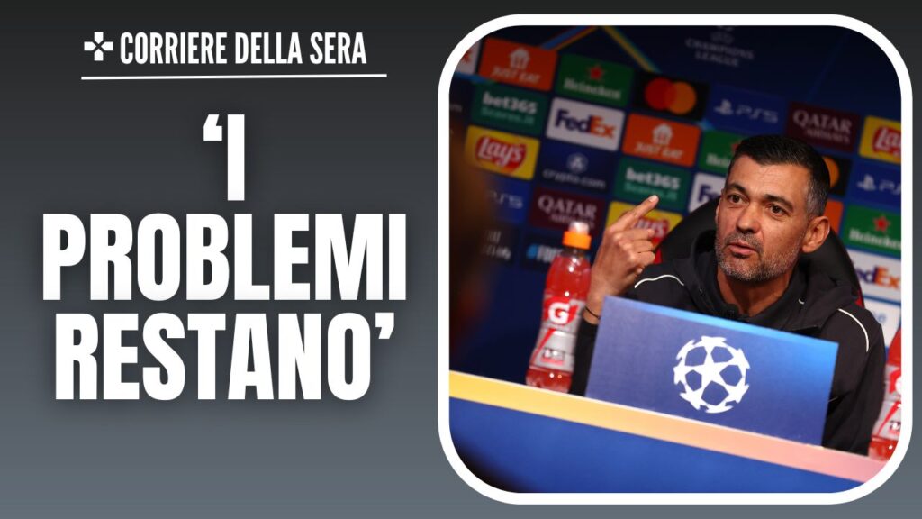 La conferenza stampa di Sergio Conceicao alla vigilia di Milan-Girona