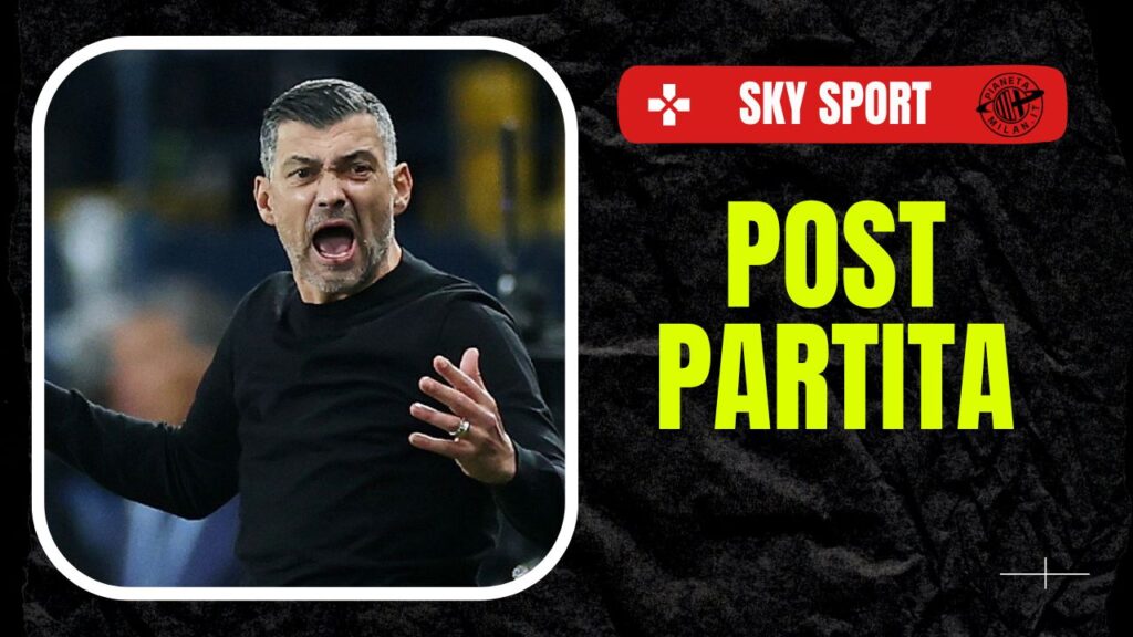 Sergio Conceicao AC Milan Serie A Champions League Coppa Italia Supercoppa Italiana Sky Sport