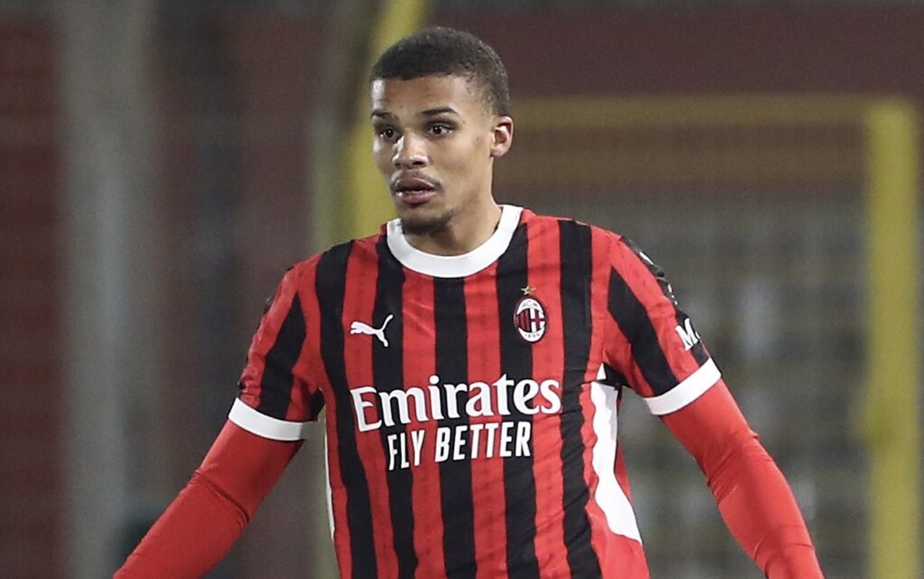 Malick Thiaw AC Milan Como-Milan 1-2 Serie A 2024-2025