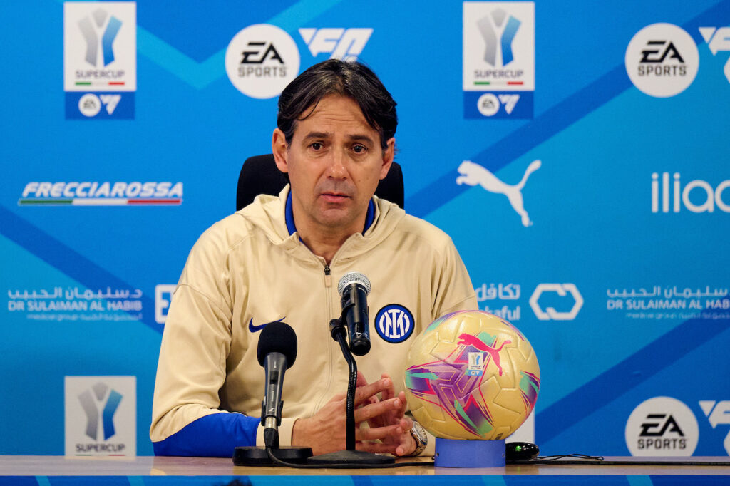 Supercoppa Italiana Inter-Atalanta Inzaghi conferenza stampa