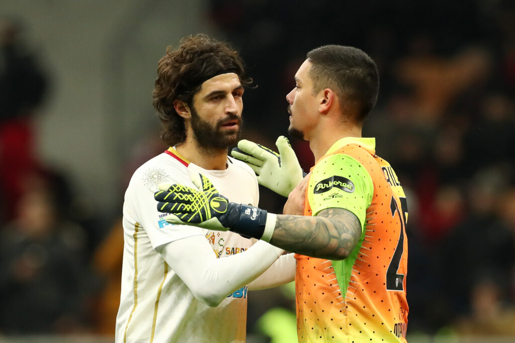 Elia Caprile Cagliari Milan-Cagliari 1-1 Serie A 2024-2025