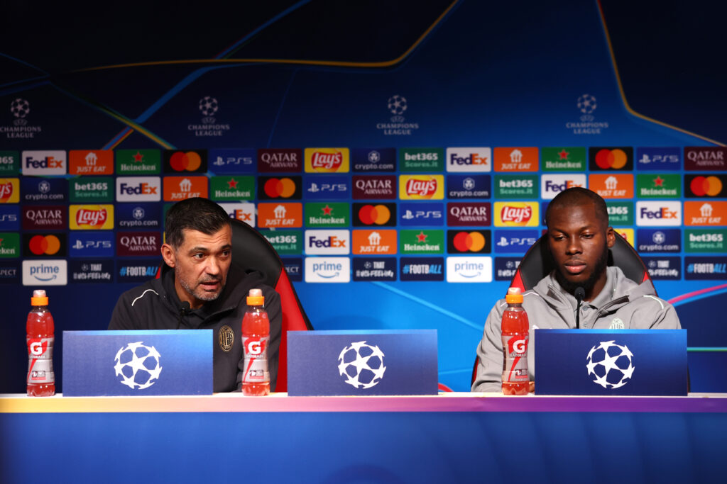 AC Milan Training Session And Press Conference - UEFA Champions League 2024/25 League Phase MD7