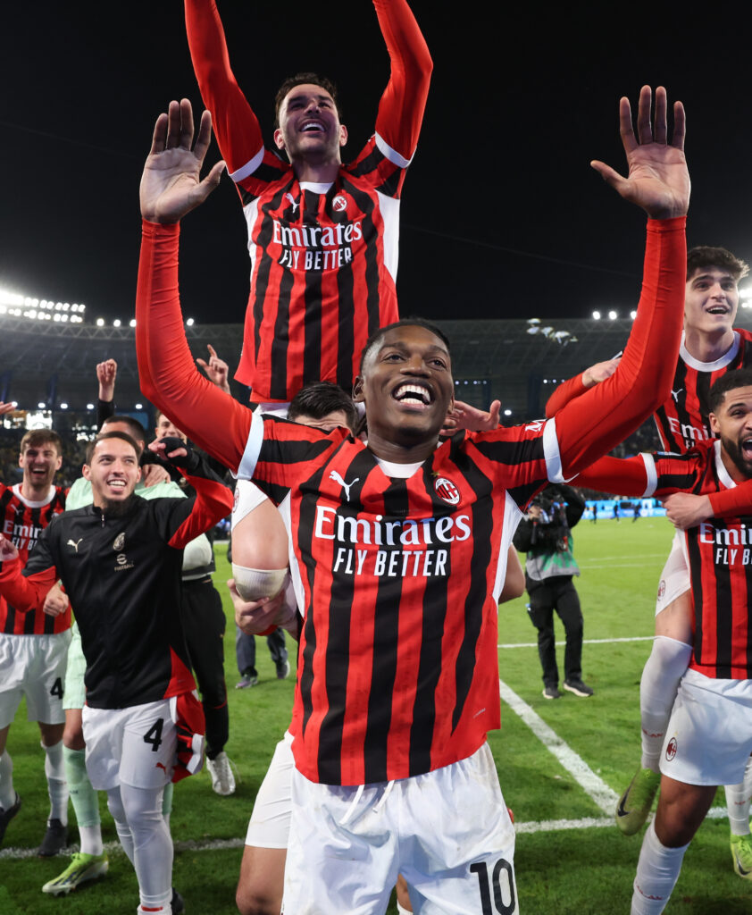 Rafael Leao derby Inter-Milan 2-3 Supercoppa italiana 2025