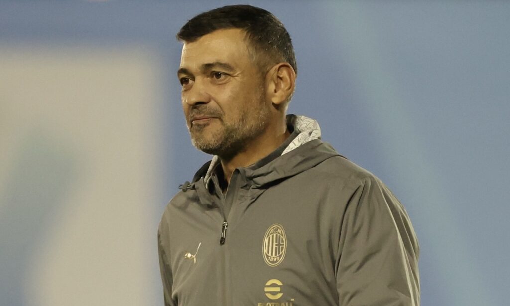 Sergio Conceicao AC Milan allenamento Milan Riyadh