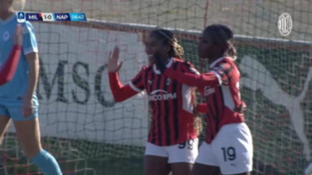 Serie A Femminile Milan-Napoli 6-0 gol highlights
