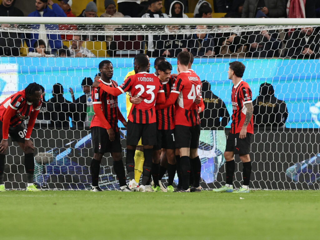 Giocatori AC Milan Juventus-Milan 1-2 Supercoppa Italiana