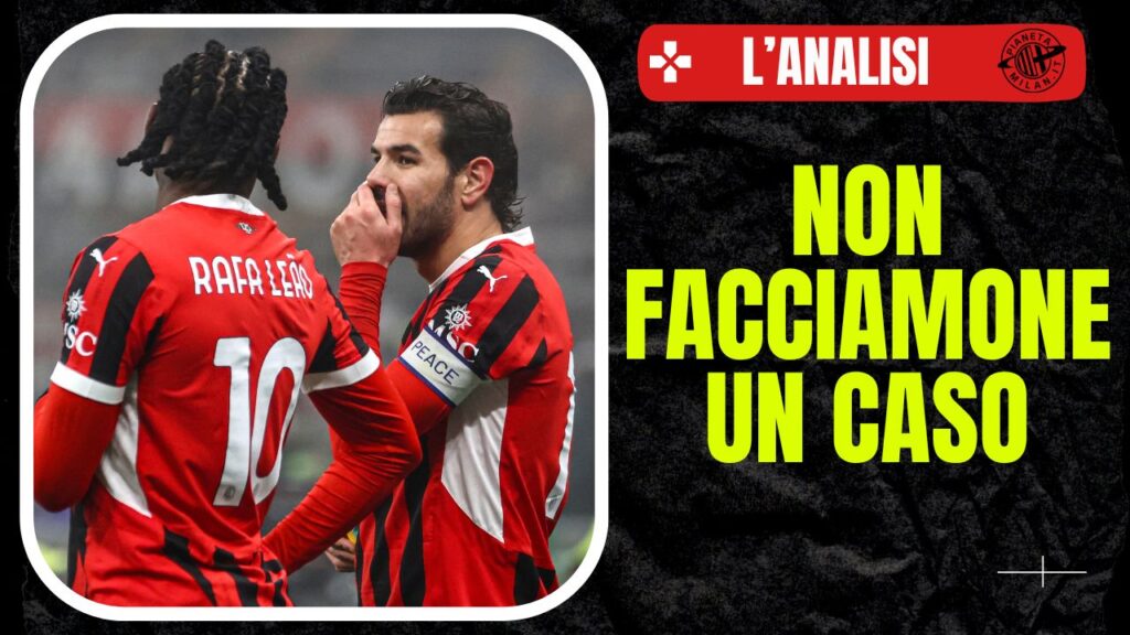 Rafael Leao e Theo Hernandez, giocatori del Milan 26/01/2025 PianetaMilan.it