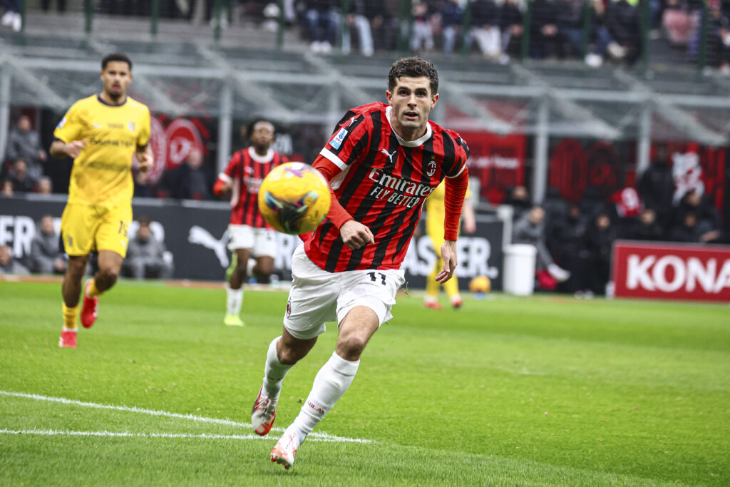 Christian Pulisic AC Milan Milan-Parma 3-2 Serie A 2024-2025