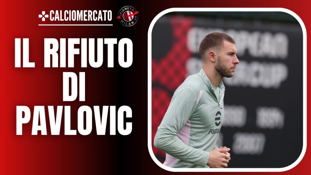 Strahinja Pavlovic AC Milan Milan-Sassuolo 6-1 Coppa Italia 2024-2025
