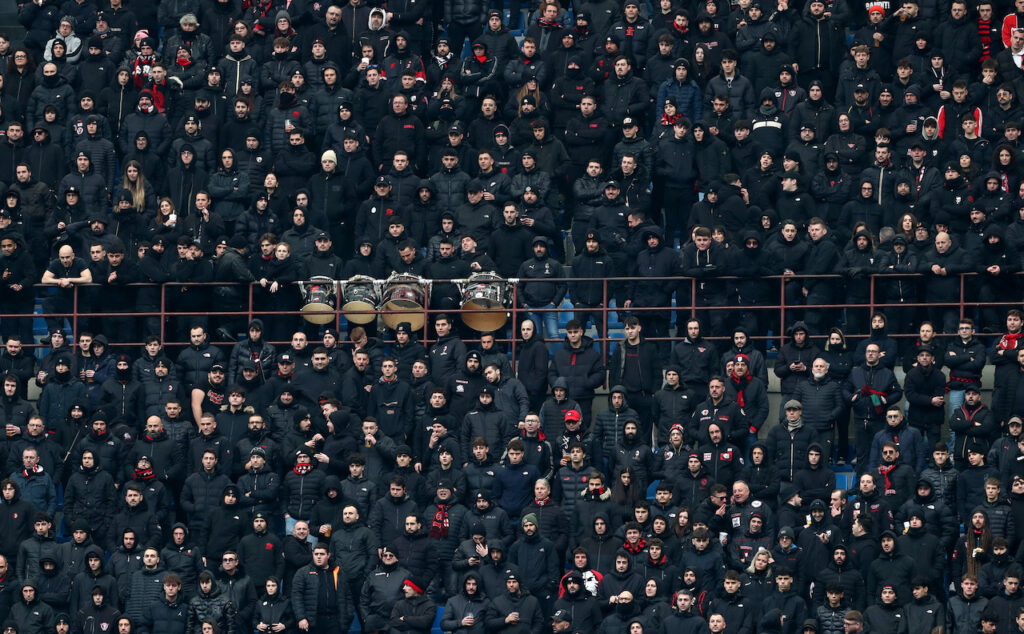Tifosi Curva Sud AC Milan Milan-Parma 3-2 Serie A 2024-2025