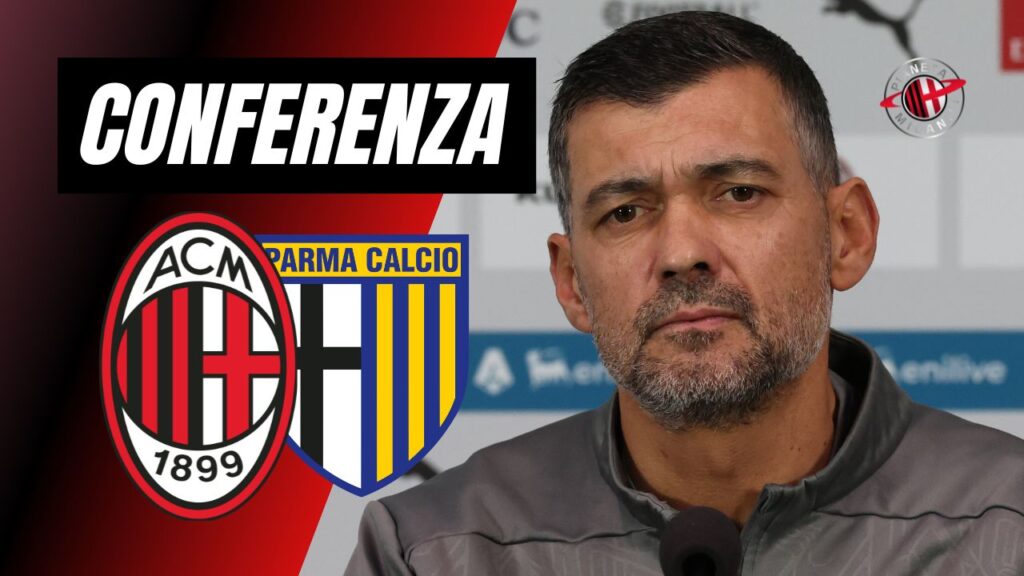 Conferenza Stampa Sergio Conceicao AC Milan Milan-Parma Serie A 2024-2025