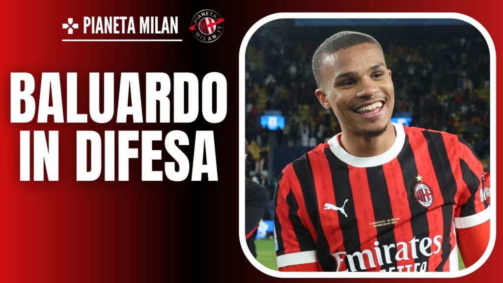 Malick Thiaw AC Milan Cagliari-Milan 3-3 Serie A 2024-2025
