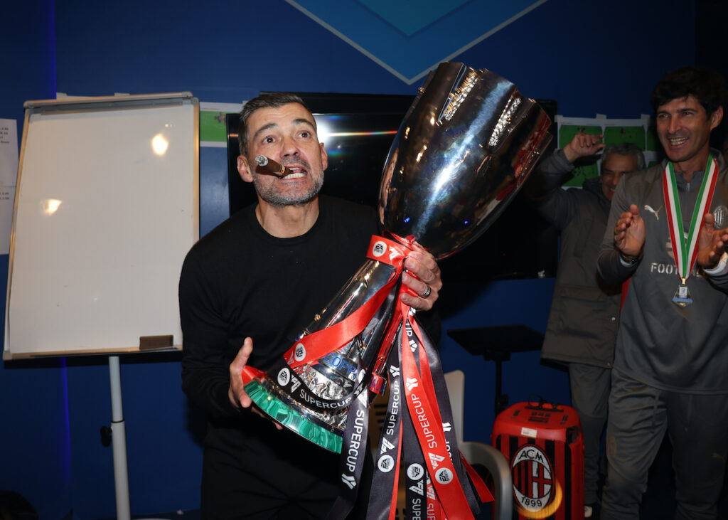 Sergio Conceicao AC Milan derby Inter-Milan 2-3 Supercoppa Italiana