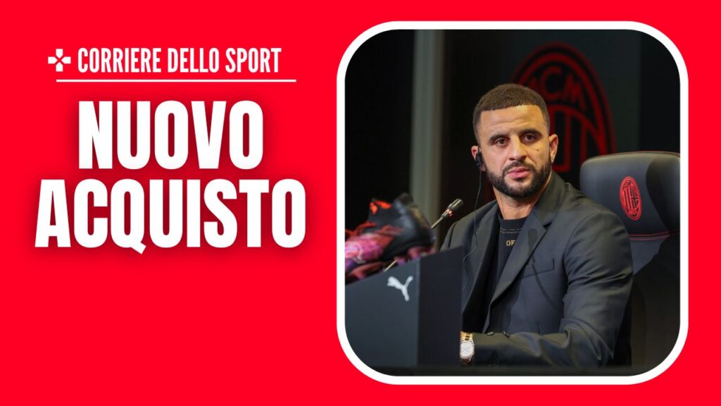 Conferenza Stampa presentazione Kyle Walker AC Milan Calciomercato Milan