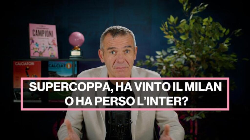 Supercoppa Italiana derby Inter-Milan 2-3 Agresti Gazzetta