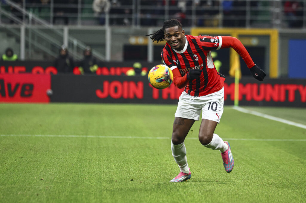 Rafael Leao AC Milan Milan-Cagliari 1-1 Serie A 2024-2025