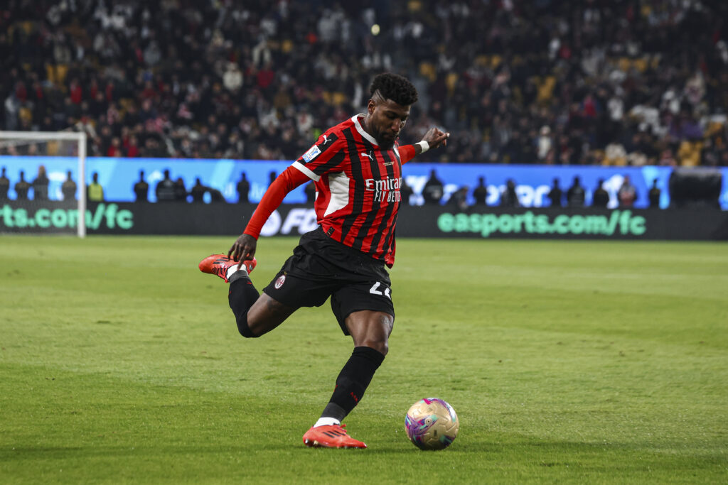 Emerson Royal AC Milan Juventus-Milan 1-2 Supercoppa Italiana