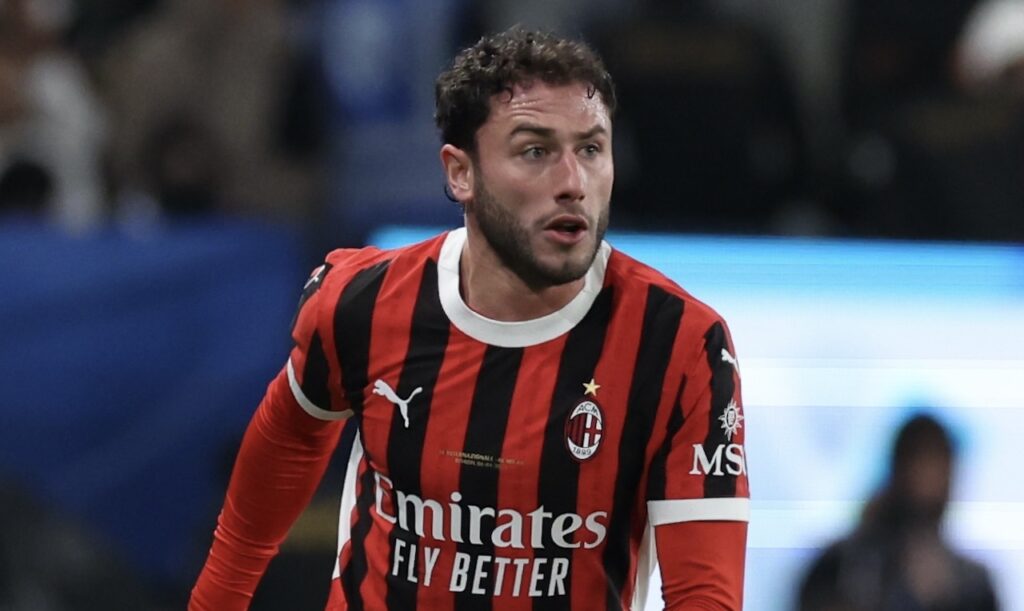 Davide Calabria AC Milan derby Inter-Milan 2-3 Supercoppa Italiana