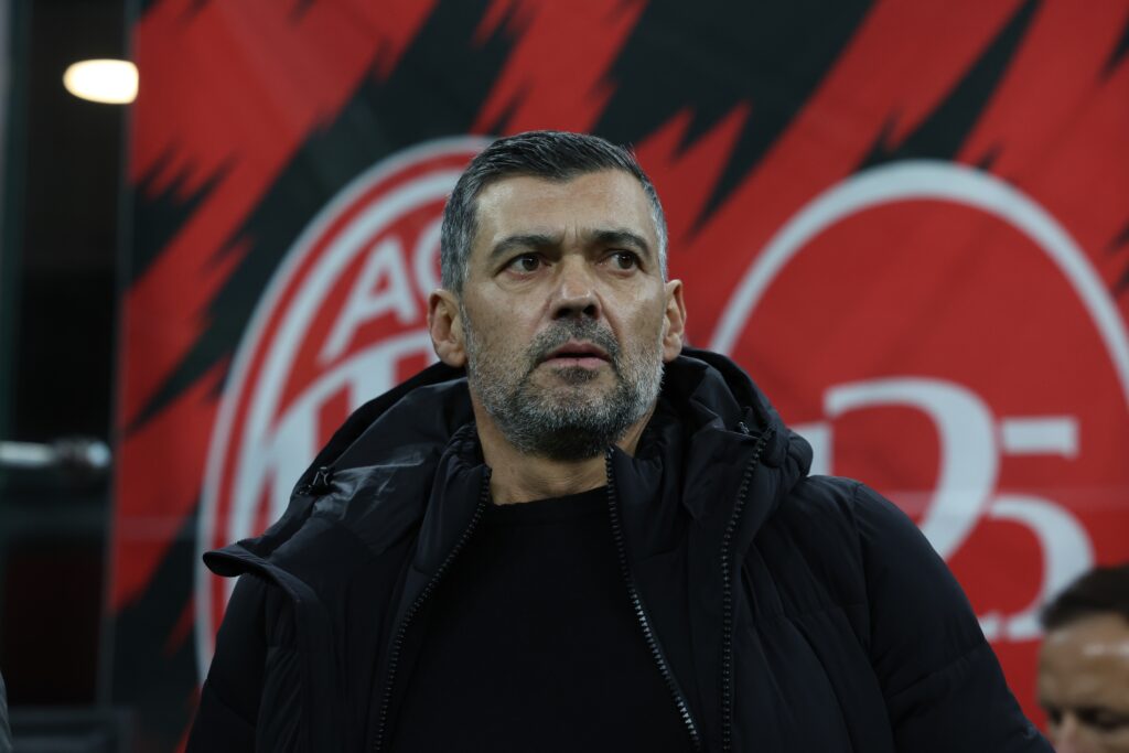 Sergio Conceicao AC Milan Milan-Cagliari 1-1 Serie A 2024-2025