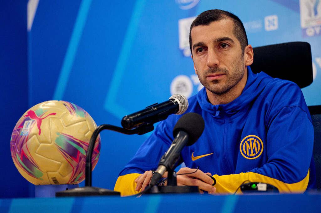 Supercoppa Italiana Inter-Atalanta Mkhitaryan conferenza stampa