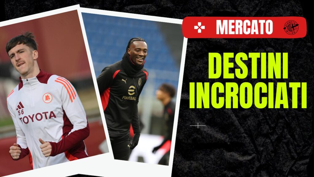 Alexis Saelemaekers e Tammy Abraham, giocatori di Milan e Roma 11/01/2025 PianetaMilan.it