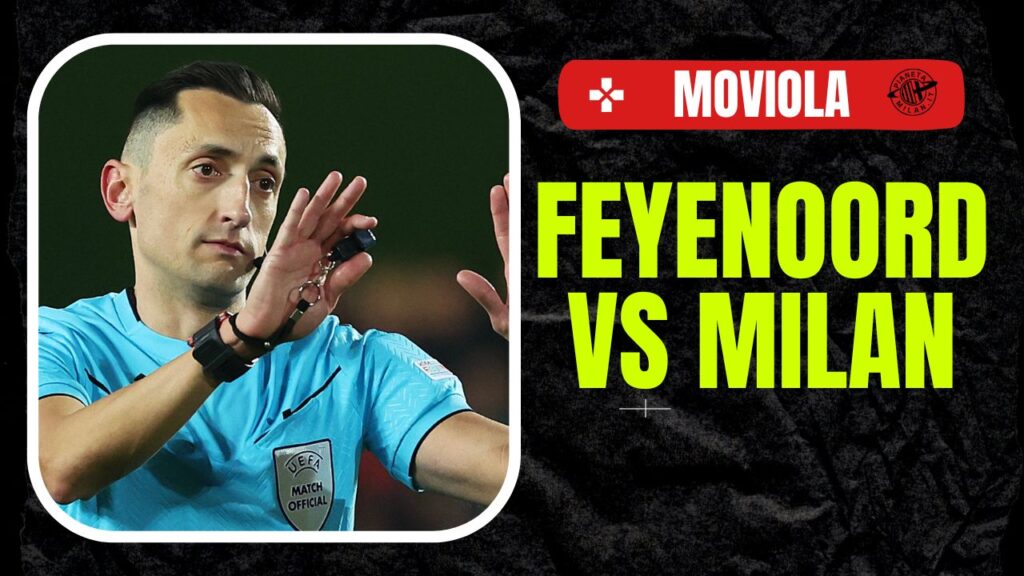 Moviola LIVE Feyenoord-Milan Champions League 2024-2025 arbitro Sánchez
