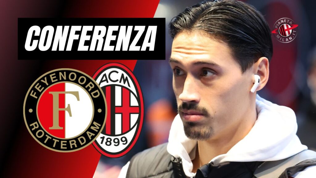 Conferenza Stampa LIVE Tijjani Reijnders AC Milan Feyenoord-Milan Champions League 2024-2025