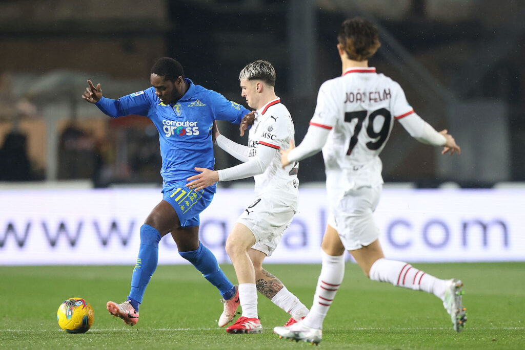 Álex Jiménez Joao Felix AC Milan Empoli-Milan 0-2 Serie A 2024-2025