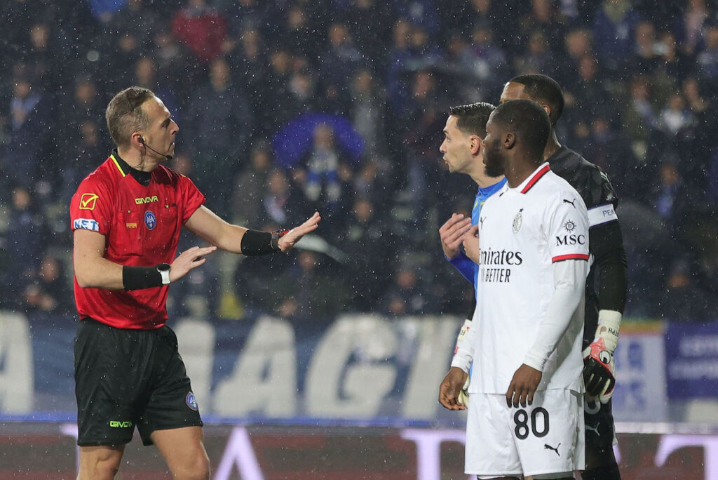 Empoli-Milan 0-2 Serie A 2024-2025 arbitro Pairetto