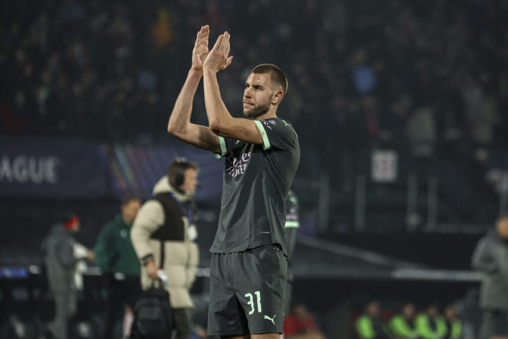 Strahinja Pavlovic AC Milan Feyenoord-Milan 1-0 Champions League 2024-2025
