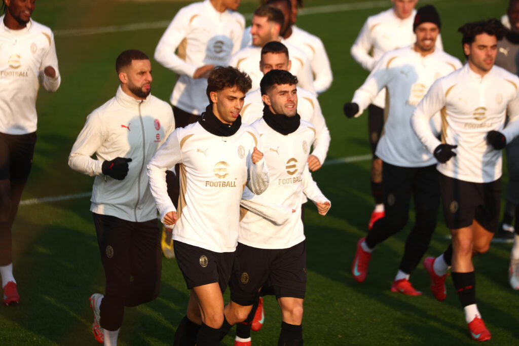 Joao Felix AC Milan allenamento Milanello