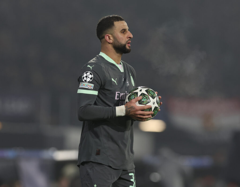 Kyle Walker AC Milan Feyenoord-Milan 1-0 Champions League 2024-2025
