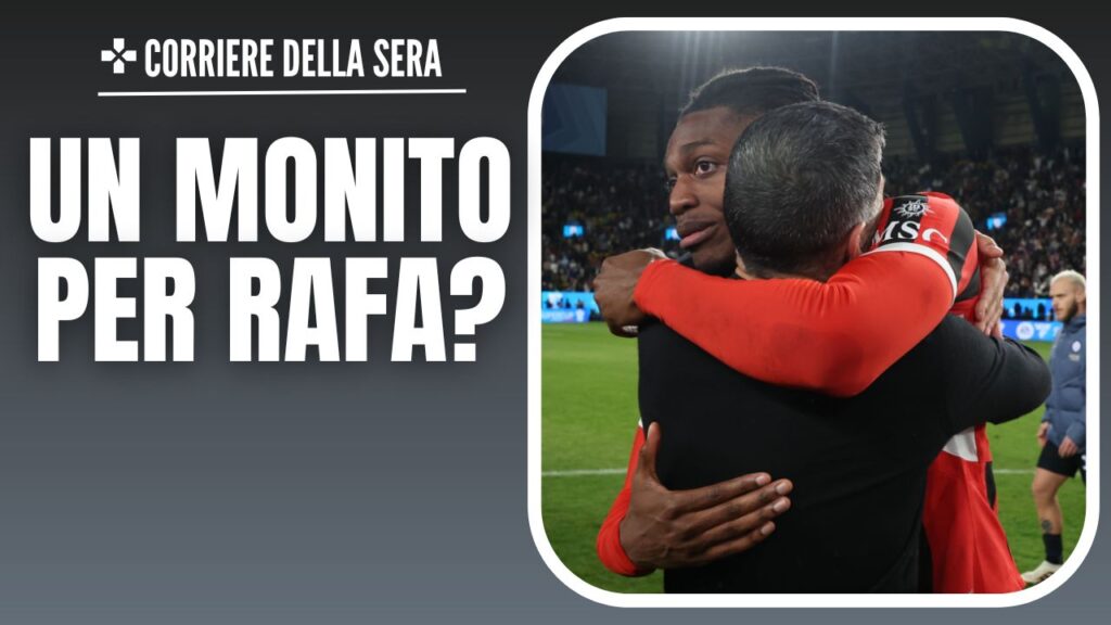 Festeggiamenti Sergio Conceicao derby Inter-Milan 2-3 Supercoppa italiana 2025 Leao