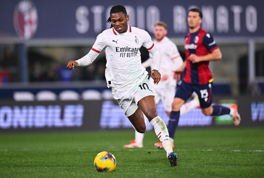 Rafael Leao AC Milan Bologna-Milan 2-1 Serie A 2024-2025