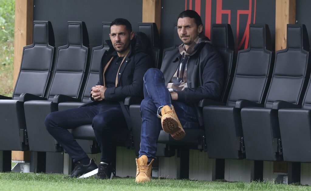AC Milan Moncada Ibrahimovic allenamento Milanello