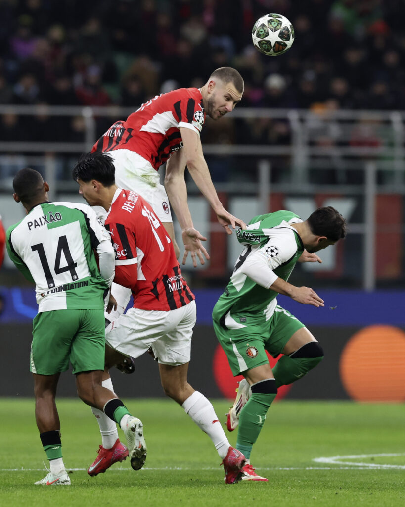 AC Milan v Feyenoord - UEFA Champions League 2024/25 League Knockout Play-off Second Leg
