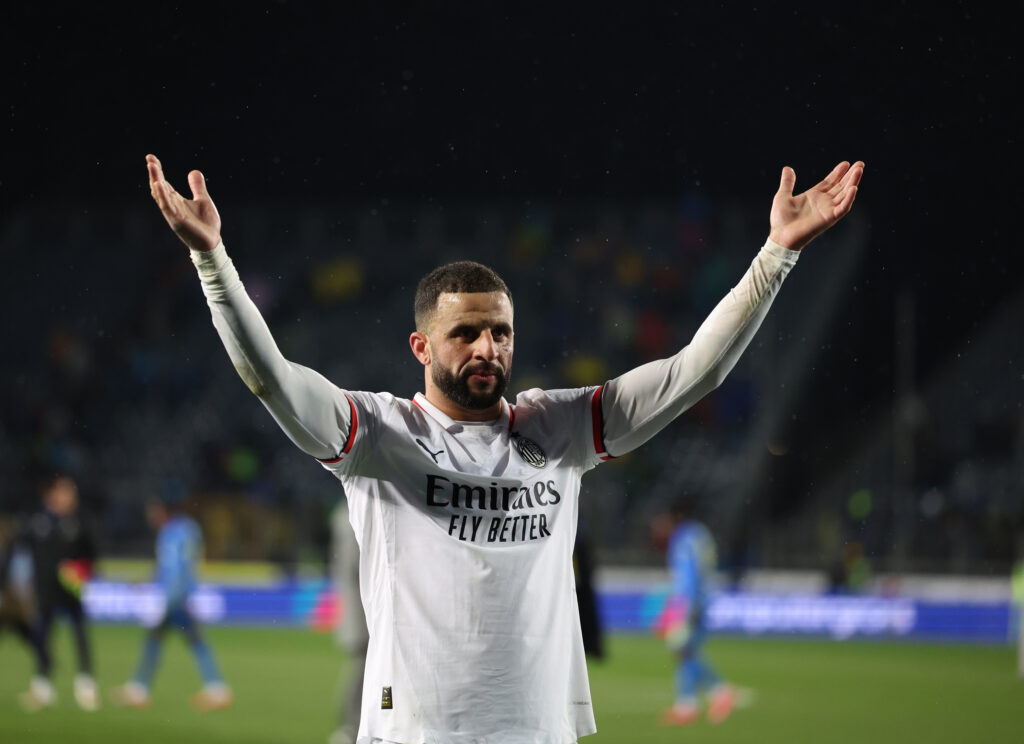 Kyle Walker AC Milan Empoli-Milan 0-2 Serie A 2024-2025