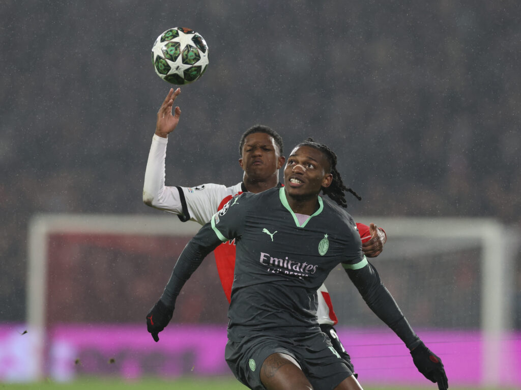 Rafael Leao AC Milan Feyenoord-Milan 1-0 Champions League 2024-2025