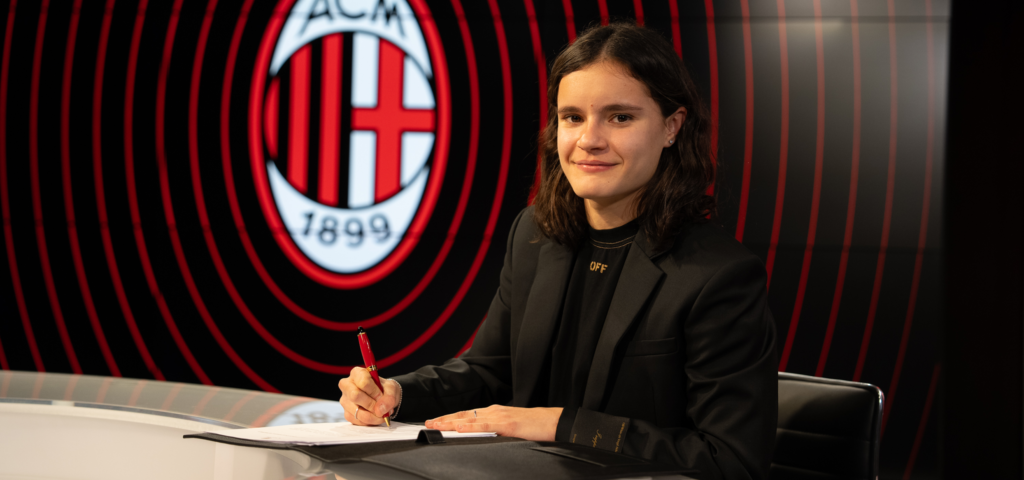 Monica Renzotti, calciatrice del Milan Femminile (credits: acmilan.com)