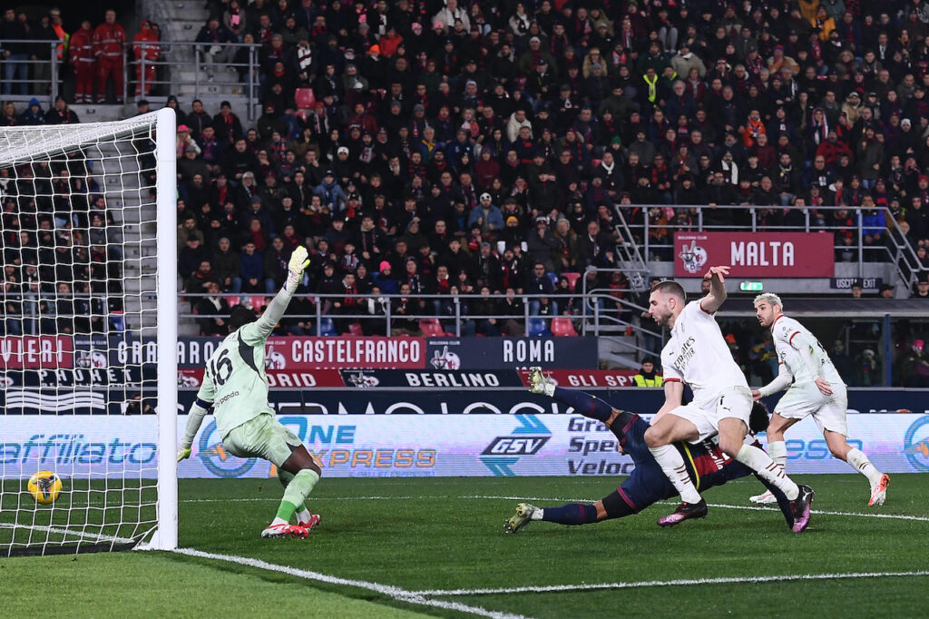 gol Dan Ndoye Bologna Bologna-Milan 2-1 Serie A 2024-2025