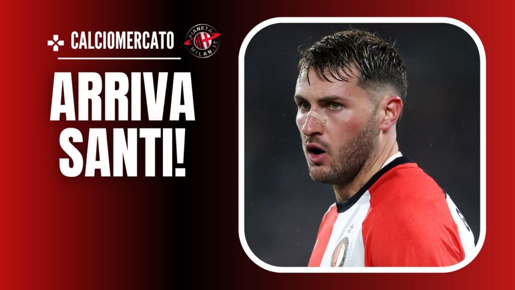 Santiago Giménez Feyenoord Calciomercato AC Milan