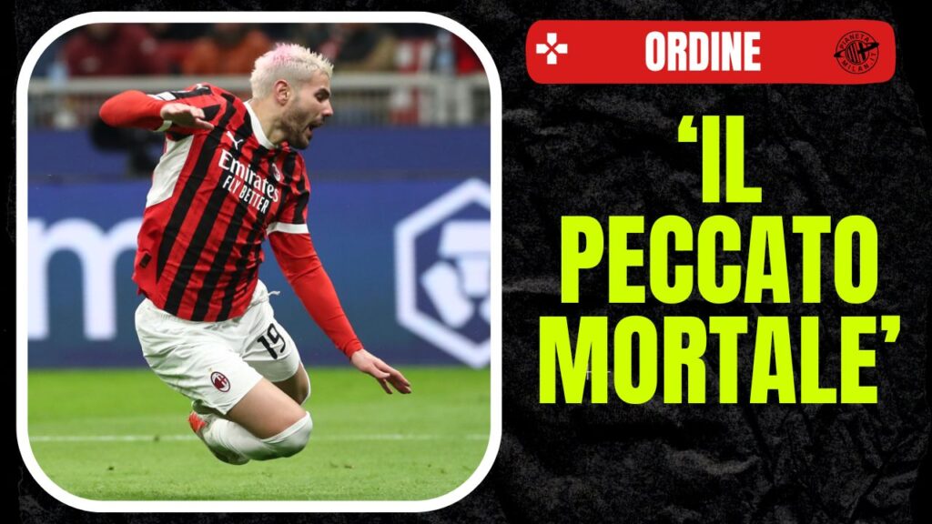 Theo Hernández AC Milan Milan-Feyenoord 1-1 Champions League 2024-2025