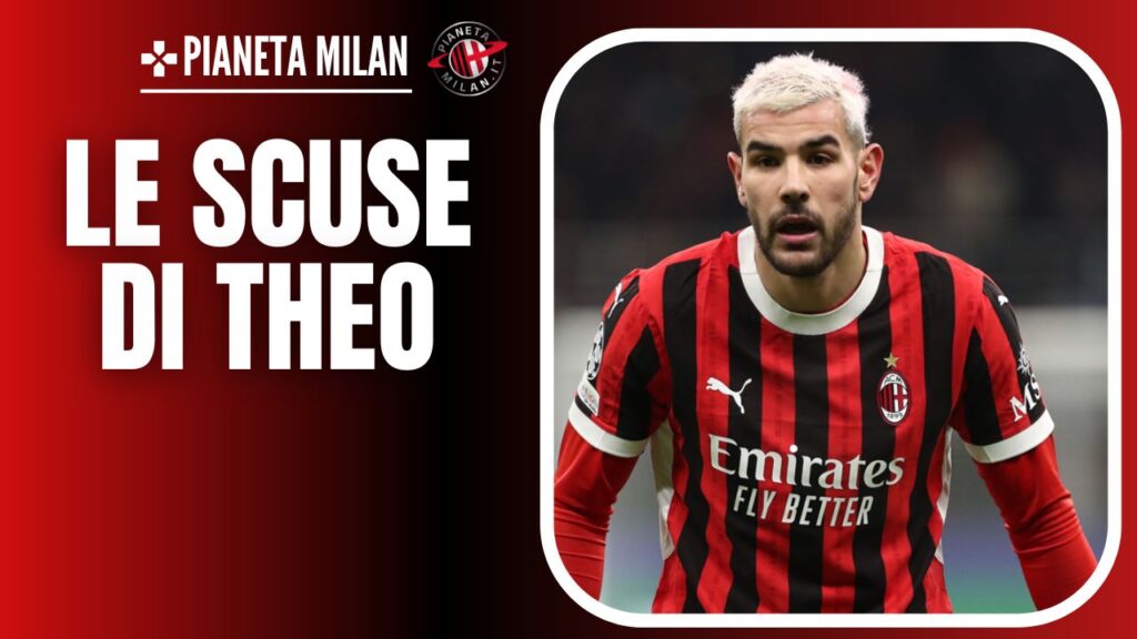 Theo Hernández AC Milan Milan-Feyenoord 1-1 Champions League 2024-2025